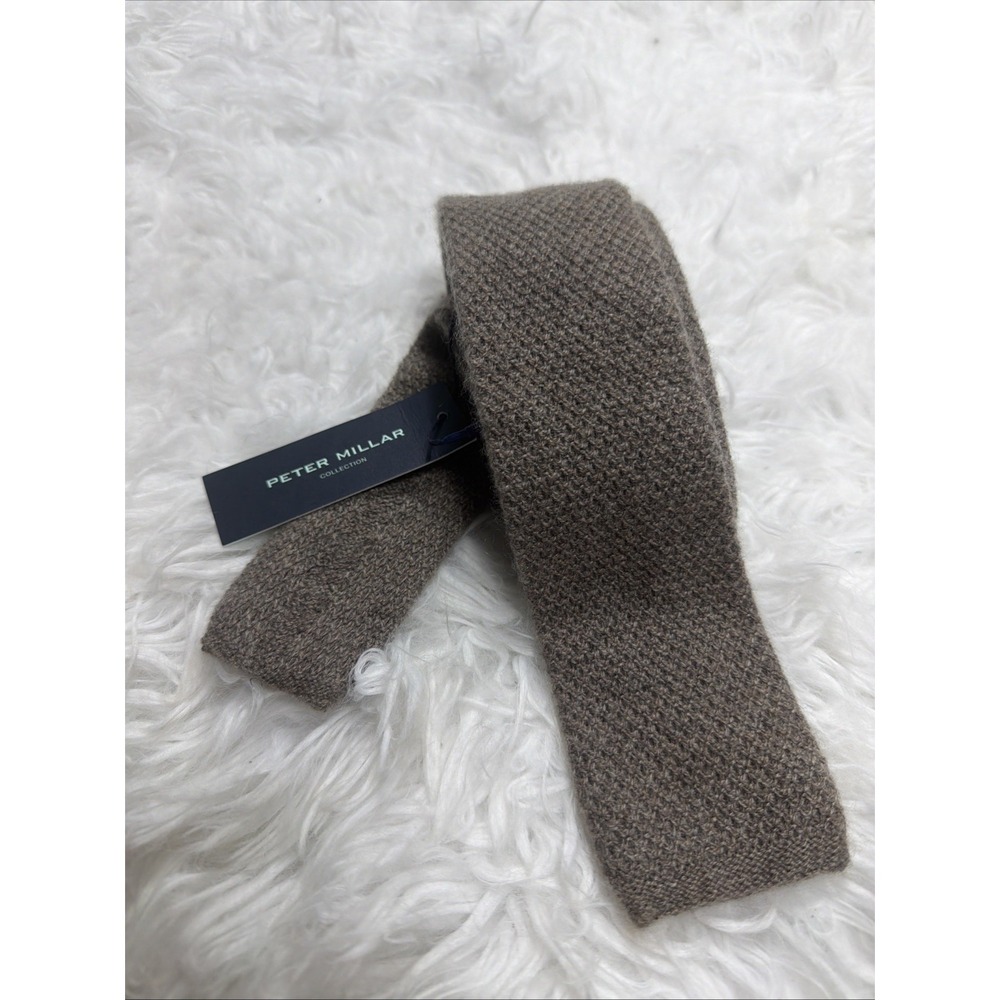 Peter Millar Collection 100% CASHMERE Square Necktie Mens Tie Wedding Office New